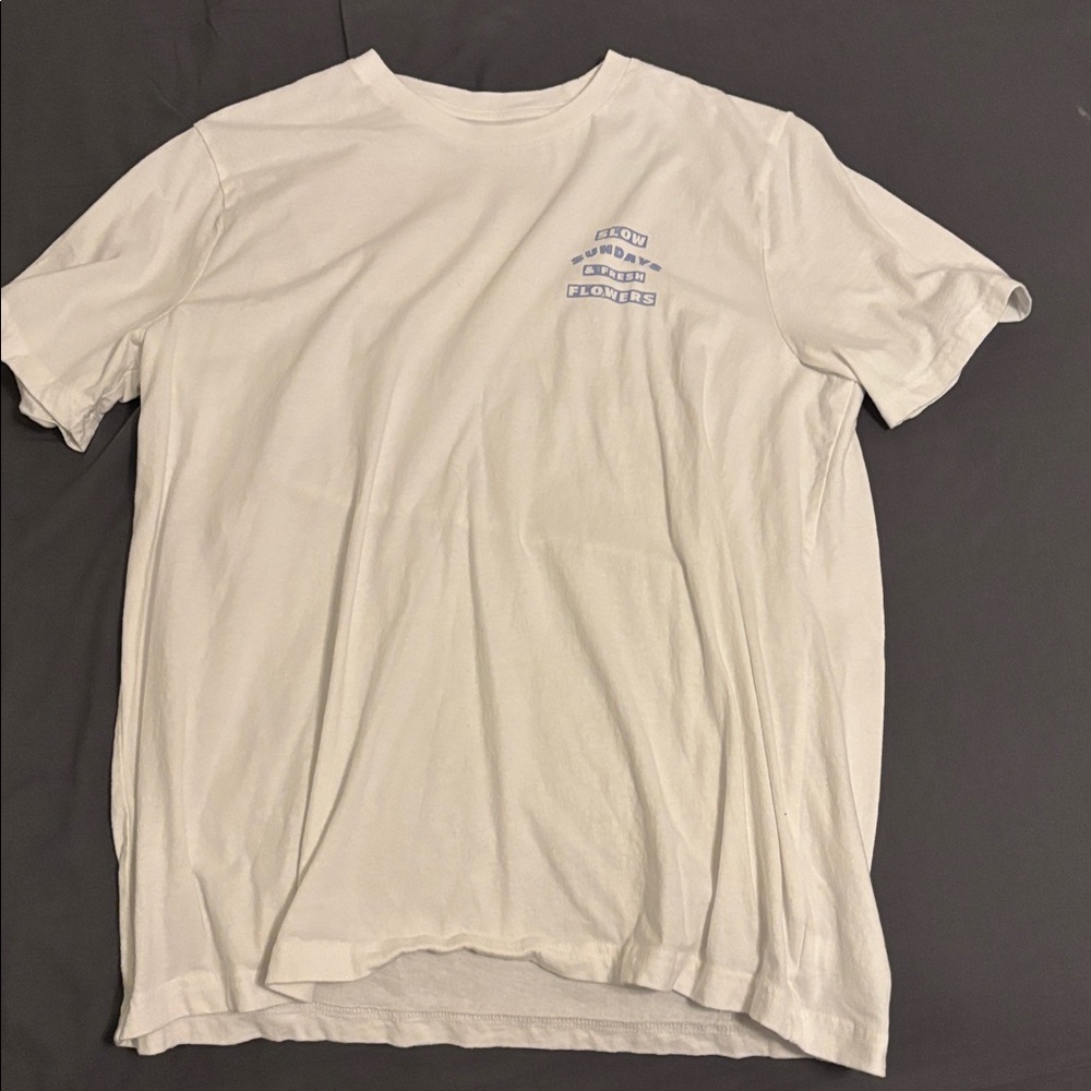 White Graphic Tee